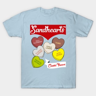 Sandhearts Candy :: Classic Flavors Valentines Day Design T-Shirt